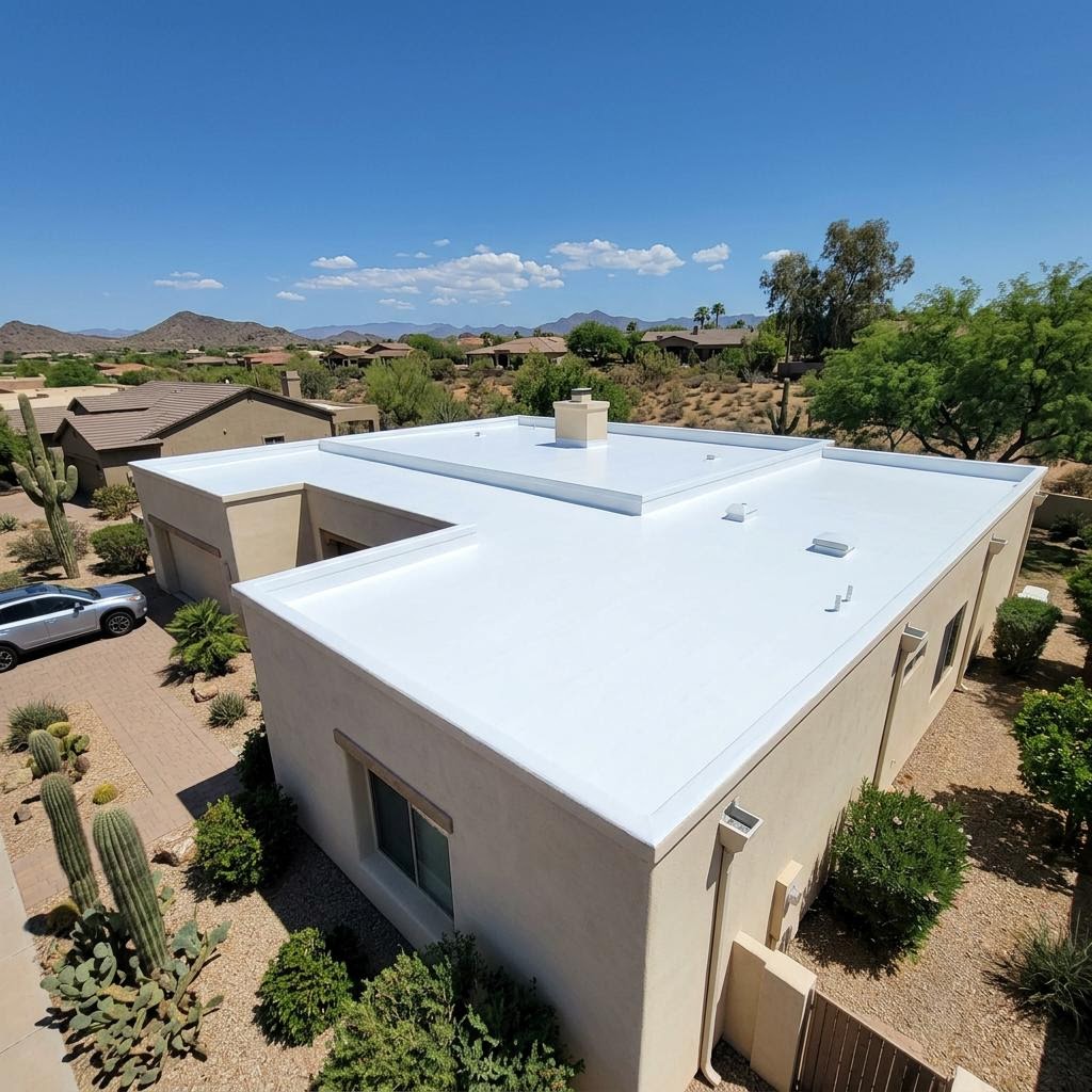 After Roof Coating